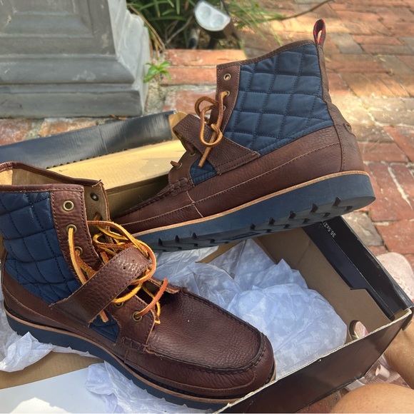 Ralph Lauren’s men’s boot saddleworth lll 10D new - Picture 4 of 13